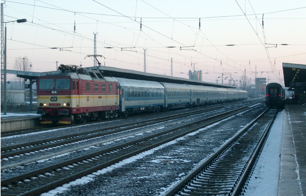 ČD 371 015-9 Bln Flughafen Schönefeld, 23.01.2004, Foto Lutz Zschage