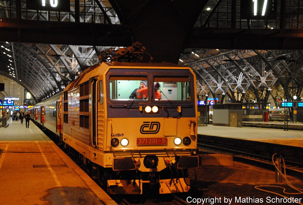 CD 371 201-5 Leipzig Hbf, 07.02.2014, Foto Mathias Schrödter