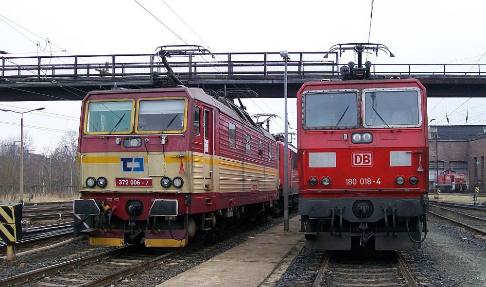 ČD 371 006-7 Dresden Friedrichstadt, 06.04.2013, Foto Streckenlaeufer-Ost