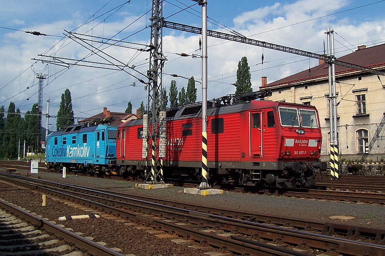 180 007-7 u 372 010-9 Dresden Friedrichstadt, 06-09-2007, Foto Ingo Wlodasch