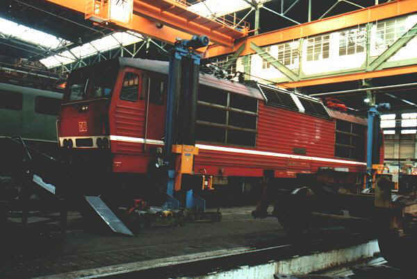 180 012-7 Dessau, 30.01.1991, Foto Norbert Schmitz