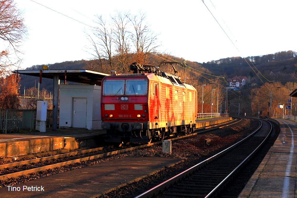 180 013-5 Hohenwartha, 08.01.2014, Foto Tino Petrick