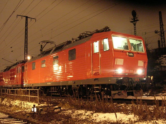 180 018-4 , Dresden Friedrichstadt, Foto: Sammlung Streckenlaeufer, 13-01-2006