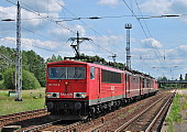 Lokzug in Rostock Dierkow; Foto: Christian Graetz