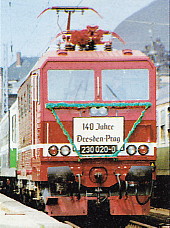 230 020 in Decin; Foto: Sammlung Streckenlaeufer 01.06.1991