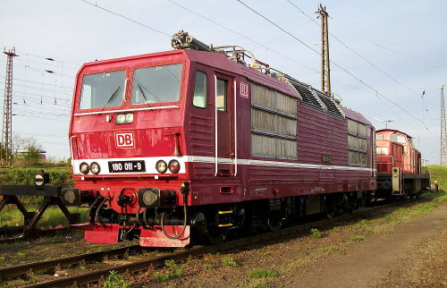 180 011-9 Leipzig-Engelsdorf,17.04.2014, Foto: Sammlung Streckenlaeufer-Ost